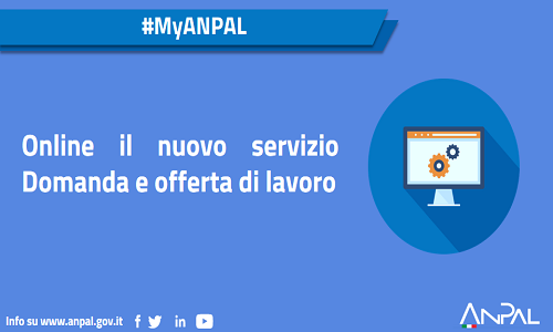 immagine Domanda e offerta di lavoro: online il nuovo servizio di MyANPAL